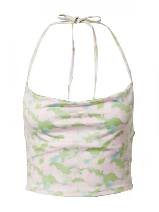 Foto van product EDITED Top 'Nanda' groen / rosa