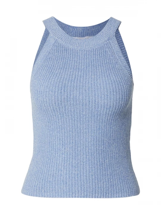 Foto van product EDITED Top 'Yandra' blauw / wit