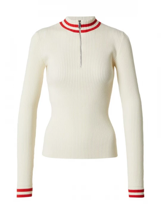 Foto van product EDITED Trui 'Alison' beige / rood