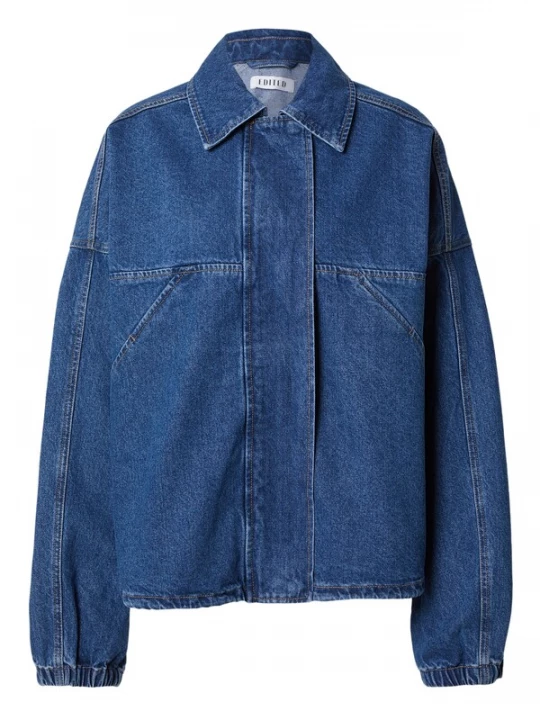 Foto van product EDITED Tussenjas 'Jilian' blauw denim