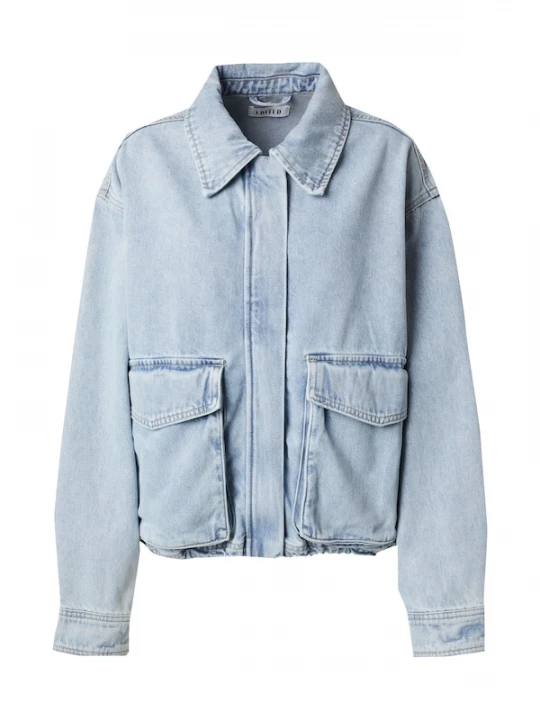 Foto van product EDITED Tussenjas 'Thomai' blauw denim