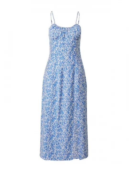 Foto van product EDITED Zomerjurk 'Maleen' blauw / wit