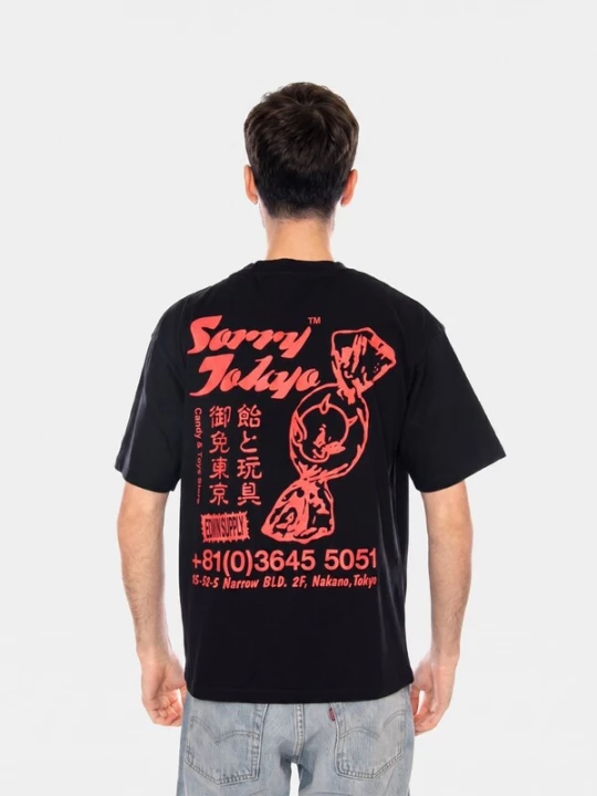 Foto van product EDWIN Shirt 'SORRY TOKYO' zwart