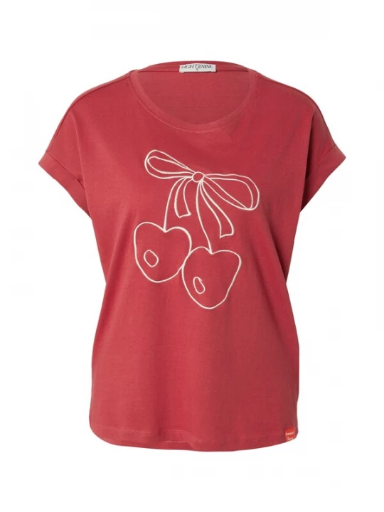 Foto van product Eight2Nine Shirt lichtrood / wit