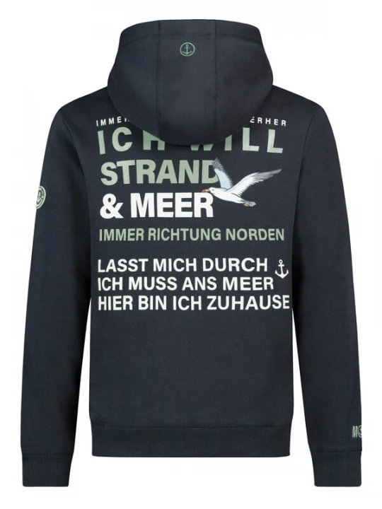 Foto van product Eight2Nine Sweatshirt navy / wit