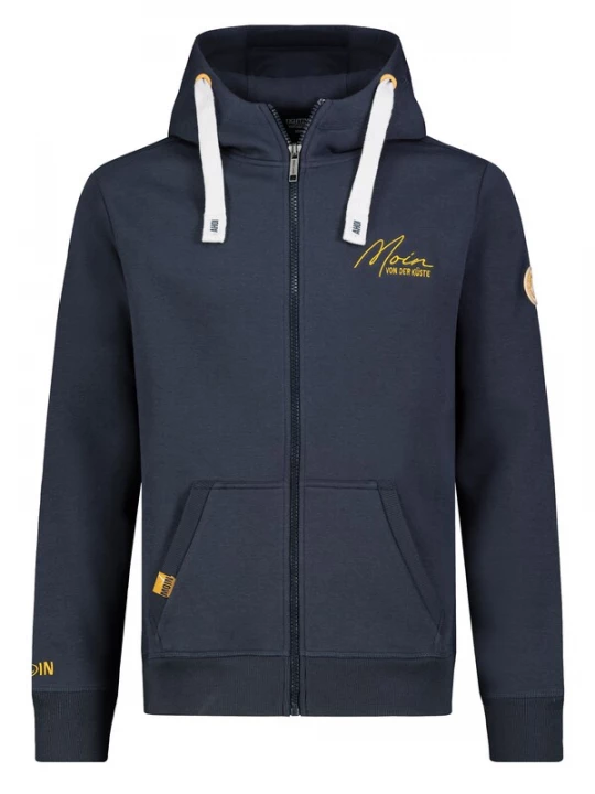 Foto van product Eight2Nine Sweatvest donkerblauw / wit