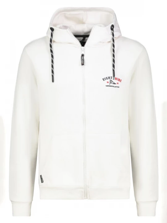 Foto van product Eight2Nine Sweatvest rood / zwart / natuurwit