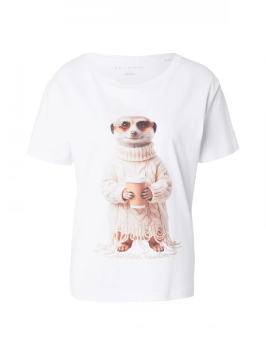 Foto van product EINSTEIN & NEWTON Shirt beige / sand / bruin / wit