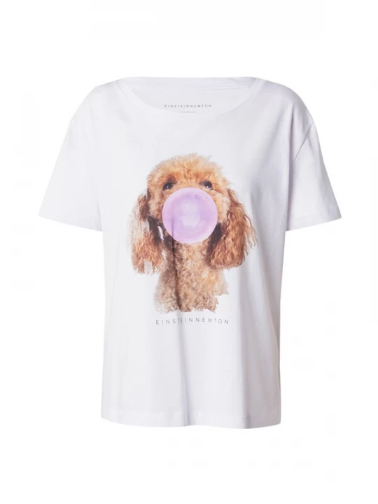 Foto van product EINSTEIN & NEWTON Shirt 'Bubble Poodle' bruin / rosa / zwart / wit
