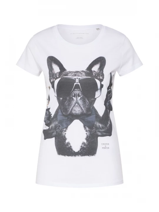 Foto van product EINSTEIN & NEWTON Shirt 'Champagne Dog' grijs