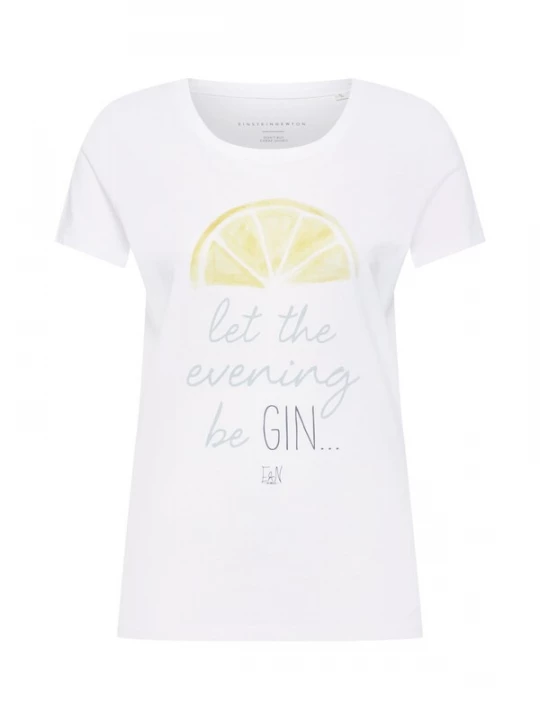Foto van product EINSTEIN & NEWTON Shirt 'Gin' geel / wit