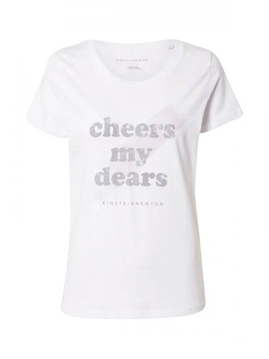 Foto van product EINSTEIN & NEWTON Shirt grijs / pastelroze / wit