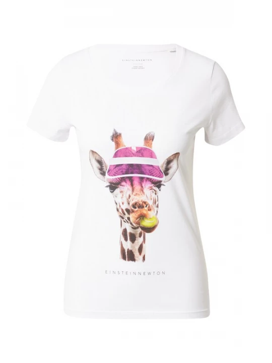 Foto van product EINSTEIN & NEWTON Shirt 'Tennis Giraffe' gemengde kleuren / wit