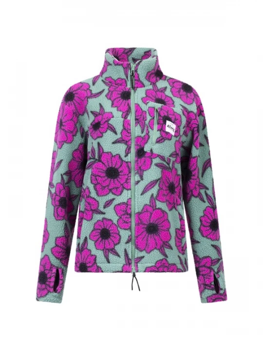 Foto van product Eivy Functionele fleece jas mintgroen / pink / zwart