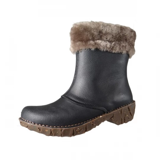 Foto van product EL NATURALISTA Enkellaarsjes beige / zwart