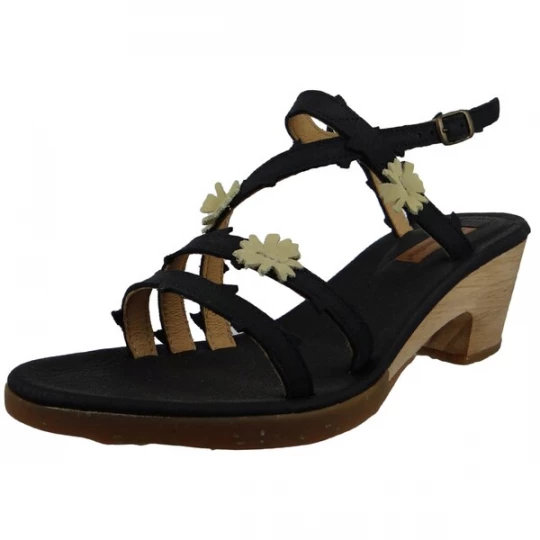 Foto van product EL NATURALISTA Sandalen met riem crème / zwart