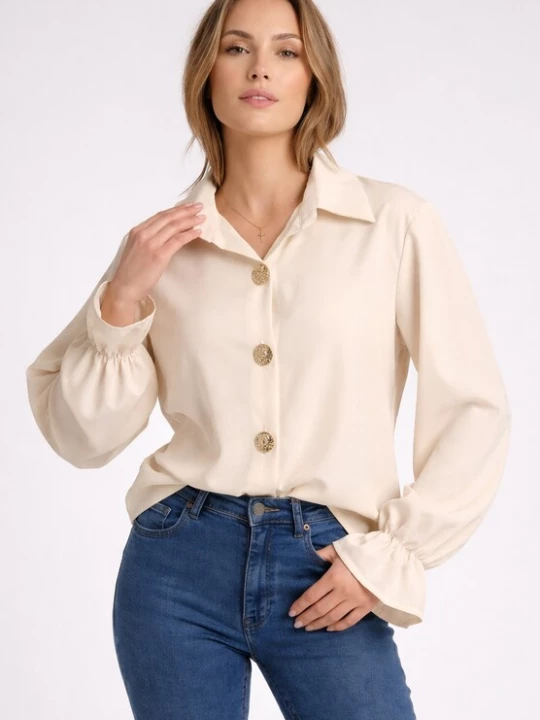Foto van product Elara Blouse lichtbeige