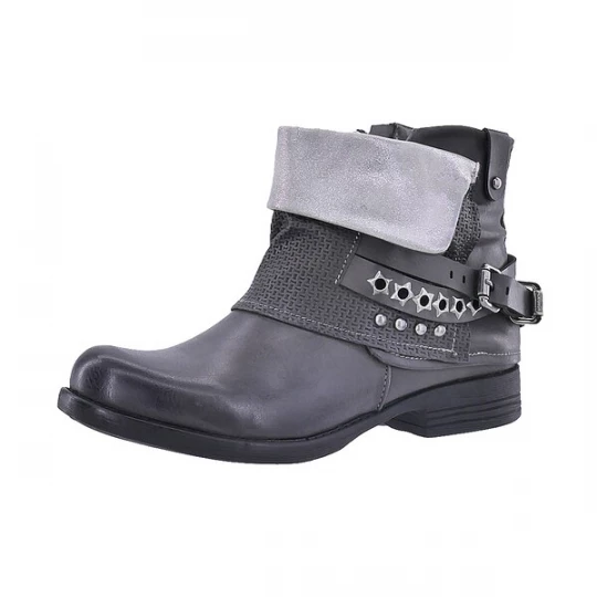 Foto van product Elara Boots ' Biker Boots ' grijs