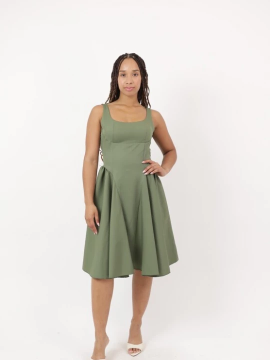Foto van product Elara Cocktailjurk kaki