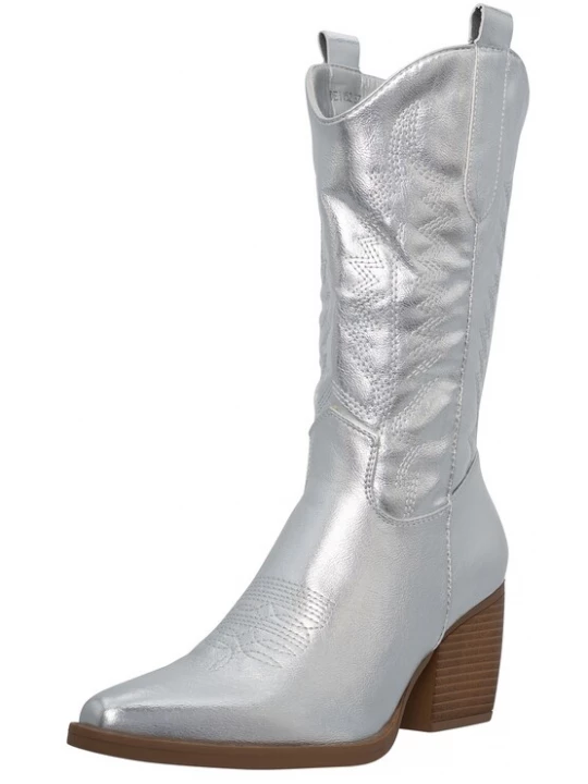 Foto van product Elara Cowboylaarzen zilver