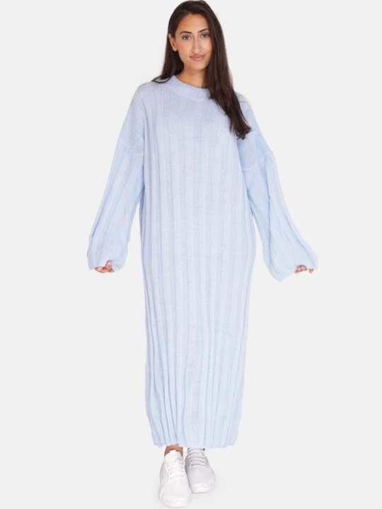 Foto van product Elara Gebreide jurk lichtblauw