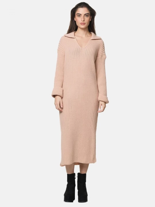 Foto van product Elara Gebreide jurk rosa