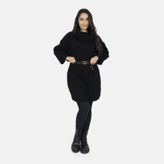 Foto van product Elara Gebreide jurk zwart