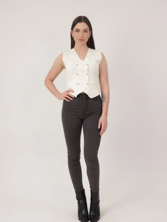 Foto van product Elara Gilet wit