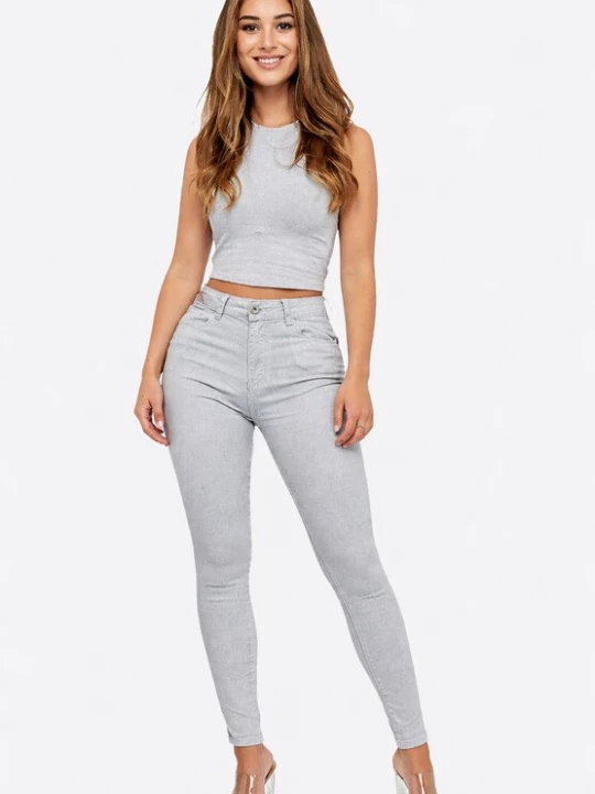 Foto van product Elara Jeans lichtgrijs