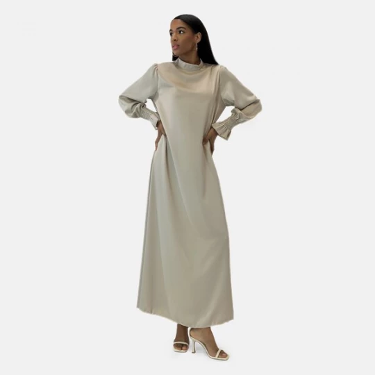 Foto van product Elara Jurk 'Abaya' taupe