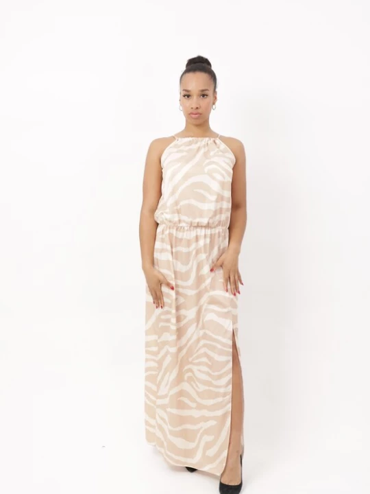 Foto van product Elara Jurk beige / wit