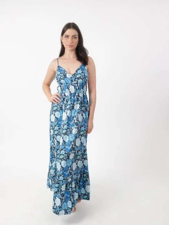 Foto van product Elara Jurk blauw / marine / pastelblauw