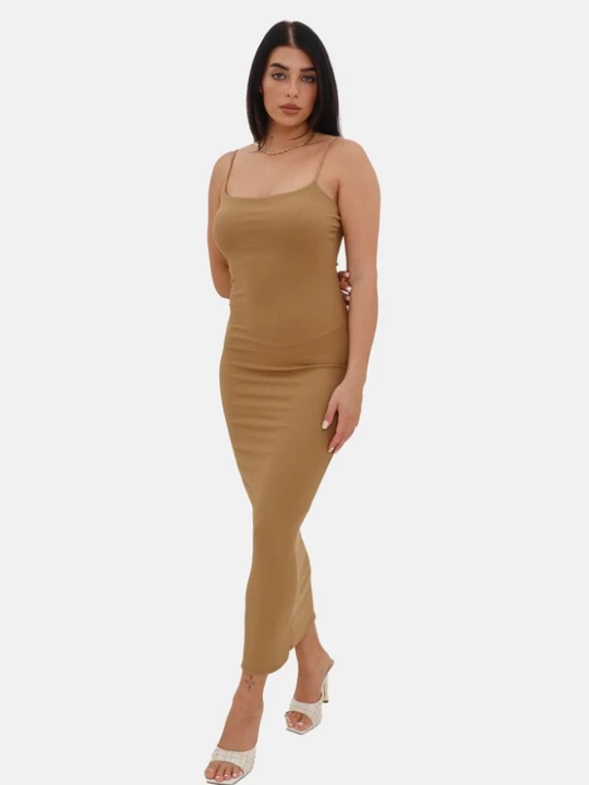 Foto van product Elara Jurk camel