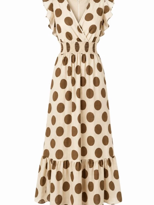 Foto van product Elara Jurk cognac / abrikoos