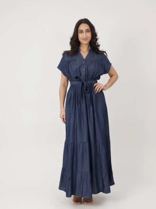 Foto van product Elara Jurk donkerblauw