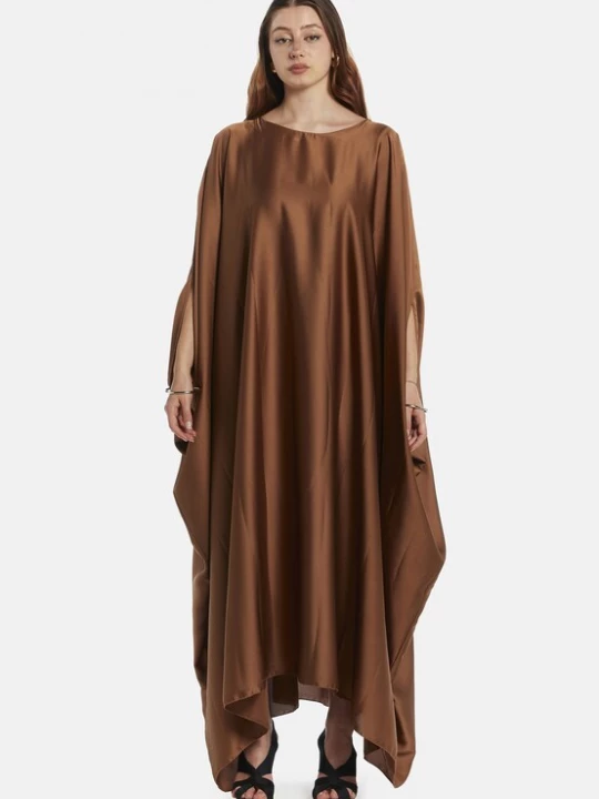Foto van product Elara Jurk donkerbruin