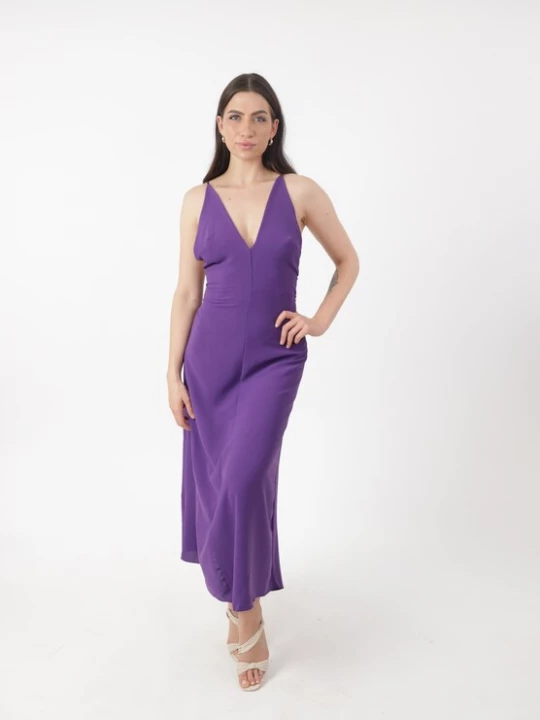 Foto van product Elara Jurk donkerlila