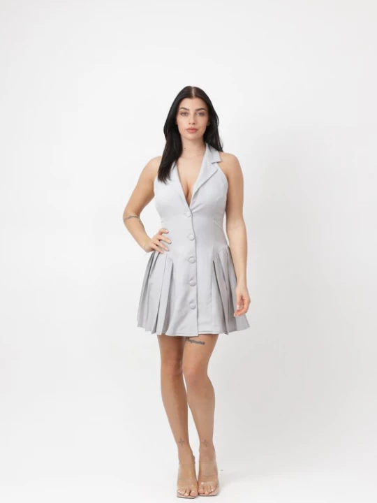Foto van product Elara Jurk grijs