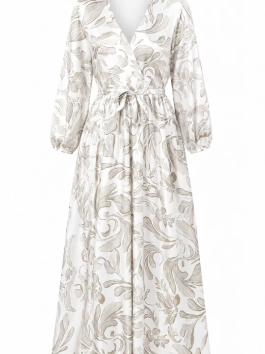 Foto van product Elara Jurk lichtgrijs / offwhite