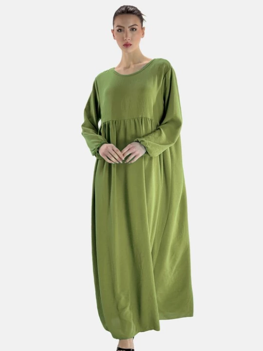 Foto van product Elara Jurk olijfgroen