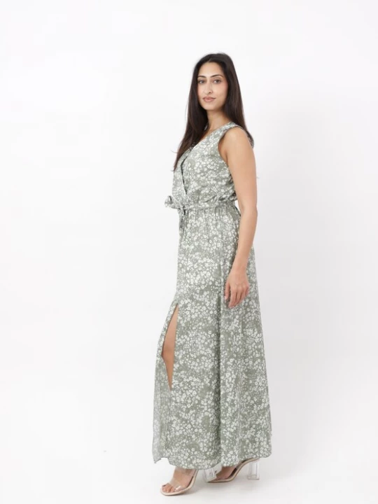 Foto van product Elara Jurk pastelgroen / wit