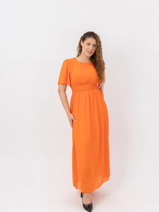Foto van product Elara Jurk pasteloranje
