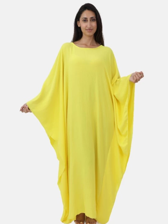 Foto van product Elara Oversized jurk geel