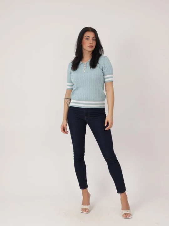 Foto van product Elara Sweatshirt blauw / wit