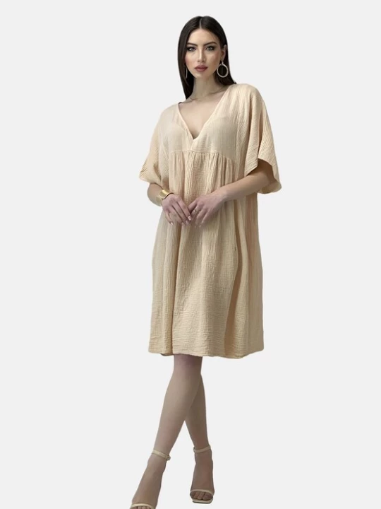 Foto van product Elara Zomerjurk lichtbeige