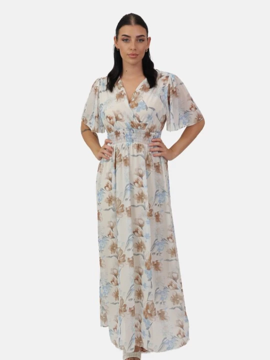 Foto van product Elara Zomerjurk lichtbeige / lichtbruin