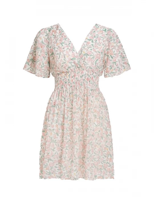 Foto van product Elara Zomerjurk pastelgroen / rosa / wolwit