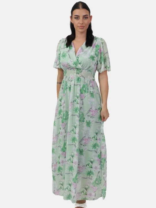 Foto van product Elara Zomerjurk spar / lichtgroen