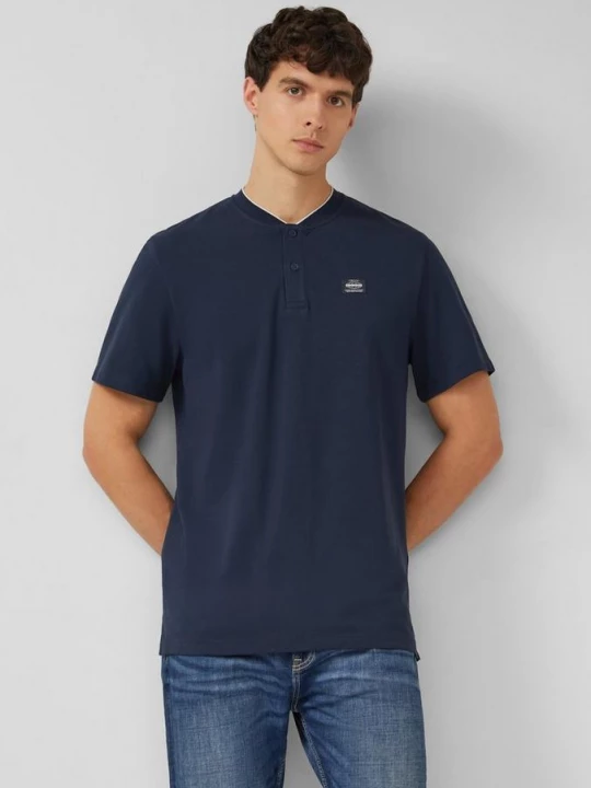 Foto van product Elastisch poloshirt met piquéstructuur s.Oliver blauw