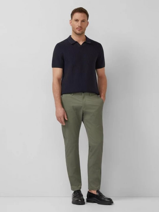 Foto van product Elastische broek van fijn stretchkatoen s.Oliver olijfgroen